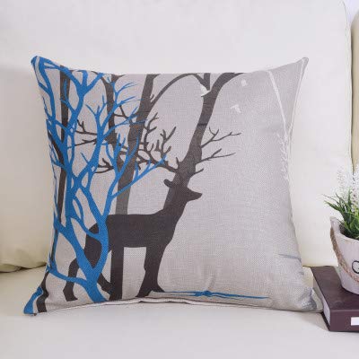 Coussin de taille de bureau et salon en coton pour un dossier confortable