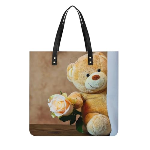 Tote bag de voyage ours de dessin animé idéal pour vos journées shopping