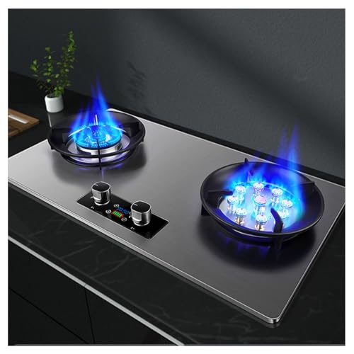 Cuisinière à gaz portative 2 brûleurs sécurité extinction inox