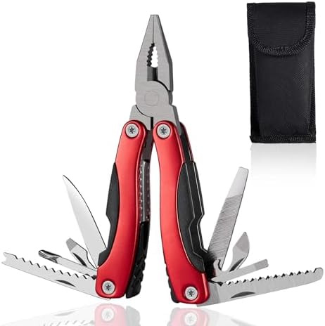Mini Alicate & Canivete Suíço de bolso, Multifuncional, Inox 16-i...