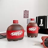 Soft Silicone Case with Keychain for Apple AirPod 1 2 3 Pro Drink Design 3D Cartoon Cool Creative Unique Cute Fashion Unisex Kids Boys Girls (Pepper Soda Bottle, for AirPods 1/2) - Image 3