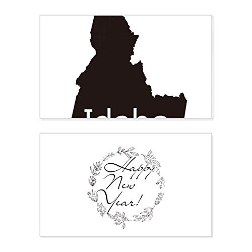 Tarjeta conmemorativa de Año Nuevo de Idaho: decore su hogar y envíe deseos