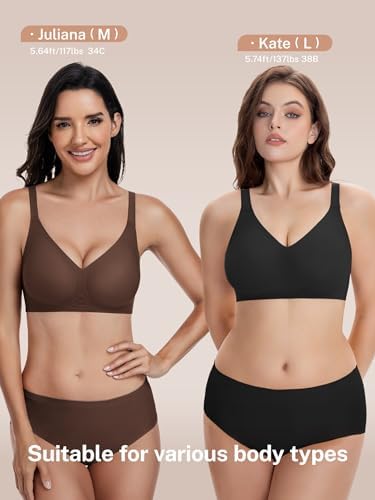 habibee Wireless Jelly Bra for Women Comfort Seamless Full Coverage Bras — view 5