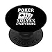 Il poker risolve tutto il gioco di carte gioco d'azzardo chip scommessa PopSockets PopGrip Intercambiabile