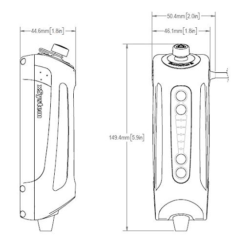 Scottoiler xSystem 3.0+ Elektronischer Kettenöler mit Bluetooth-App-Steuerung inkl. All Climate Biologisch abbaubares Scottoil Grün