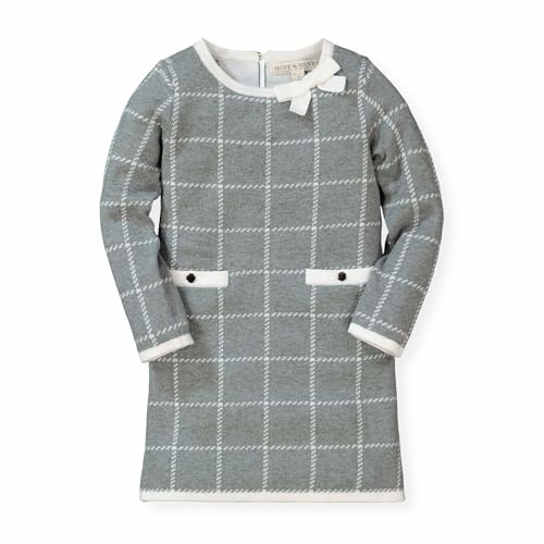 Image of Hope & Henry Girls' Milano Tipped Sweater Dress