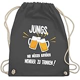 In der Farbe Dunkelgrau und Größe Unisize genau das Richtige für dich: Oktoberfest stofftaschen