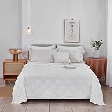 White King Size Weighted Blanket 20 lbs by HomeSmart (an American Company) – Ultra Soft Fabric - Fit