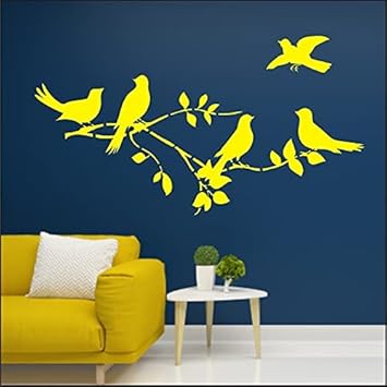 Kayra Decor Damask Wall Design Stencils for Wall Painting for Home Wall Decoration Suitable for Room Decor, Ceiling, Craft and Floors (16 inch x 24 inch) (KHS725)