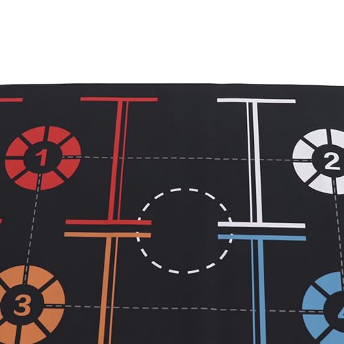 Tapete de baloncesto para regatear sin ruido con base de goma de 3mm 3