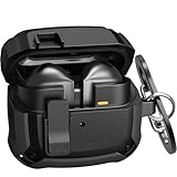 【Bequemes Aufladen】Die Galaxy Buds 3,3 Pro Hülle passt perfekt zu deinen Ohrhörern, mit präzisen Ausschnitten, die ein einfaches Aufladen ermöglichen, ohne die Abdeckung zu entfernen. LED-Licht ist während des Ladevorgangs sichtbar.