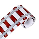 Dimensions du produit : 2 m de long x 10 cm de large, 3 pièces dans un rouleau, assez pour répondre à vos besoins de décoration d'intérieur.