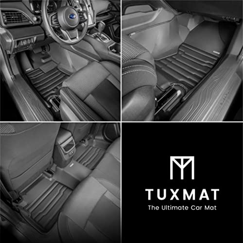 Tuxmat - For Subaru Outback 2020-2024 Models - Custom Car Mats - Maximum Coverage, All Weather, Laser Measured - This Full Set Includes 1St And 2Nd Rows #TOP1