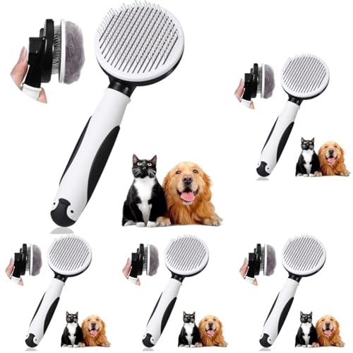 Brosse pour chats et chiots contre les poils morts