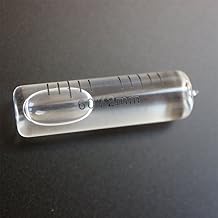 Replacement Level Glass Vial, Spirit Bubble Level, With Nib, Accurate, 35mm x 10mm - Transparent Clear, 1 3/8 x 25/64 in