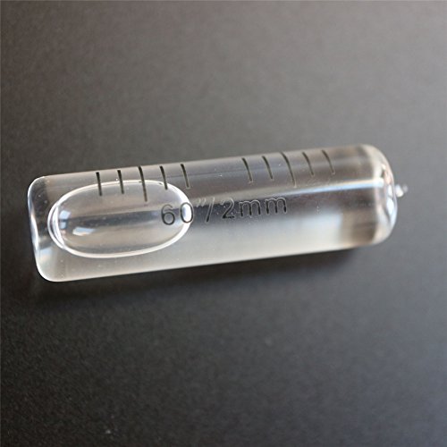 Ersatz Level Glas Flakon, Spirit Bubble Level, Akkurat, 35mm x 10mm - transparent klar