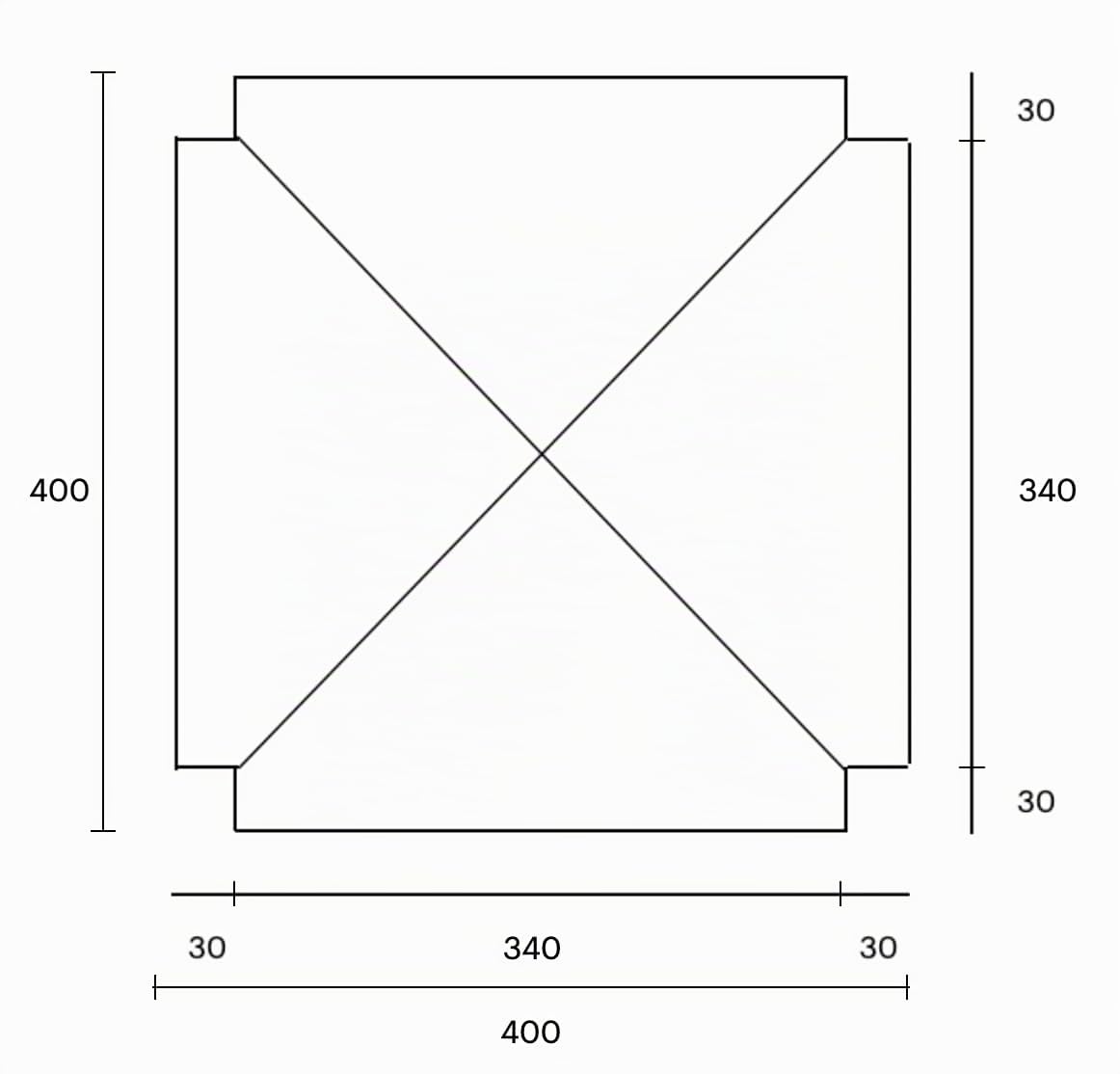 ZStyle Juego de asientos de paja mod. 117, 40 x 40 cm, asiento de repuesto, marco y fondo para sillas de paja + fieltros de regalo (4 unidades)