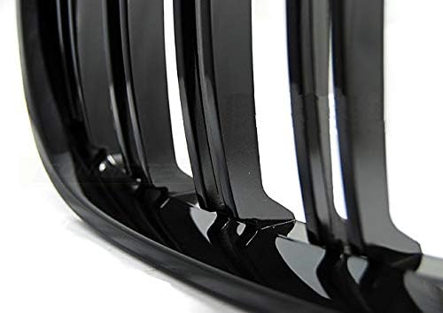 Front Grill Compatible with BMW 4 Series F32 2013 2014 2015 2016 RS-127 Front Central Sport GrillReplacement Kidney Grille Grill Glossy Black Sport Look