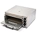 BJTDLLX Piekarnik do pizzy, 2000 W, elektryczny piec do pizzy, piec do pizzy z kamieniem szamotowym, profesjonalna stal szlachetna komercyjna 1 komora piec do pizzy, ok. 50-350 °C