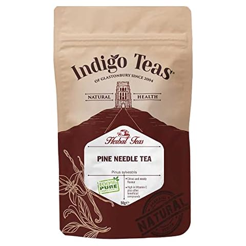Indigo Herbs Pine Needle Tea 50g | Pure Loose Pinus sylvestris Needles Cover