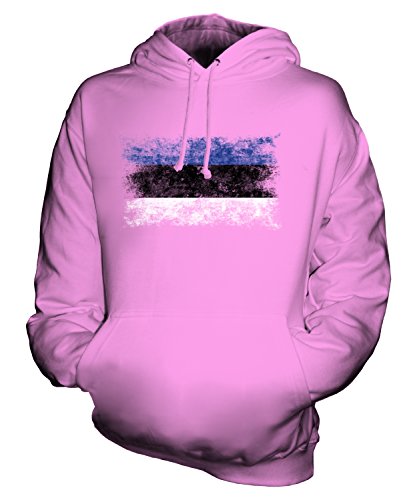 Sweat Estonie drapeau délavé le pull unisexe chaud contre le froid