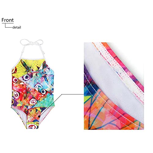 COEQINE Girls One Piece Swimsuit 1-10 Years Bathing Suit Swimwear Beachwear2