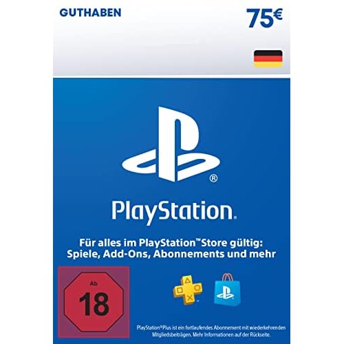 PSN Guthaben-Aufstockung 75 € [PSN Code für deutsches Konto]