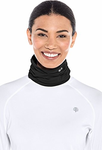 Coolibar Upf 50+ Unisex Virasana Performance Sun Gaiter - Sun Protective (Large/X-Large- Black) #TOP1