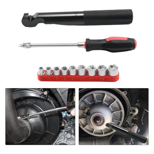 Image of Belt Changing Removal Tool Kit Clutch Cover Removal Tool Clutch Cover Separate Tool Set Replacement for Polaris RZR 800 900 S 1000 XP XP4 General 1000