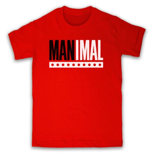T-shirt homme Manimal Hipster My Icon Art & Clothing en coton
