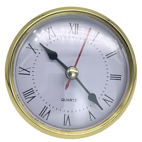 yanwuwa Insertos de reloj con números arábigos/romanos, reloj de cuarzo, accesorios de reparación de r