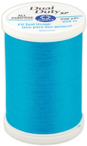 Hilo General de Uso Coats & Clark Dual Duty XP 250 yardas Azul miniatura 1