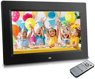 10 inch Digital Picture Frame, Sonicgrace Digital Picture Frames with Remote Control,16:9 Photo LCD Screen with Slide Show,Plug and Play, Support SD Card, USB Flash Drive - Built in Calendar and Clock