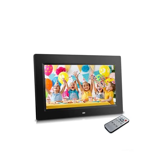10 inch Digital Picture Frame, Sonicgrace Digital Picture Frames with Remote Control,16:9 Photo LCD Screen with Slide Show,Plug and Play, Support SD Card, USB Flash Drive