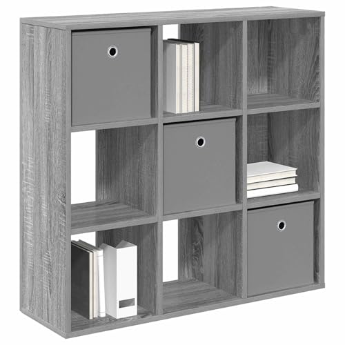 Mueble de salón duradero de madera Sonoma gris con acabados modernos 4