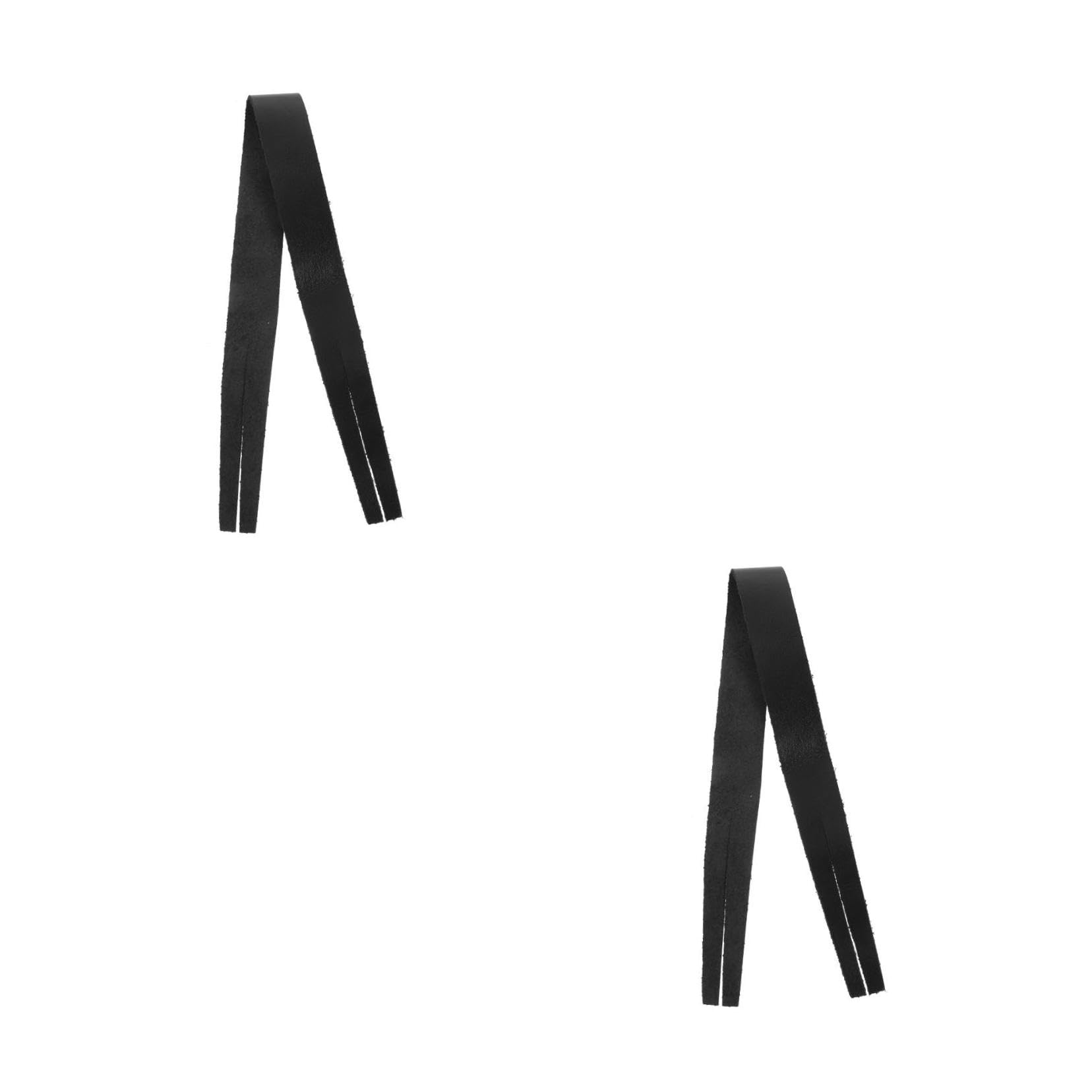 Milisten 2stücke Robuster Cymbal Strap Aus Rindsleder Stabile Halterung Für Musikinstrumente Schwarz Für Übungen Und Auftritte Verhindert Bewegung Der Hi-hat Und Verbessert Die