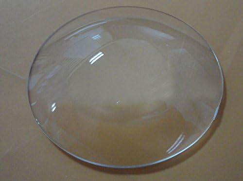 60MMx12MM optical flat convex lens LED lens with no edge delay 60mm lens