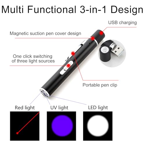 NXPUXP Jouet Interactif pour Chat,Jouet pour Chat Amusant Multifonctionnel pour Chiens et Chats,Jouet 3 en 1 Outil D'entraînement – Image 4