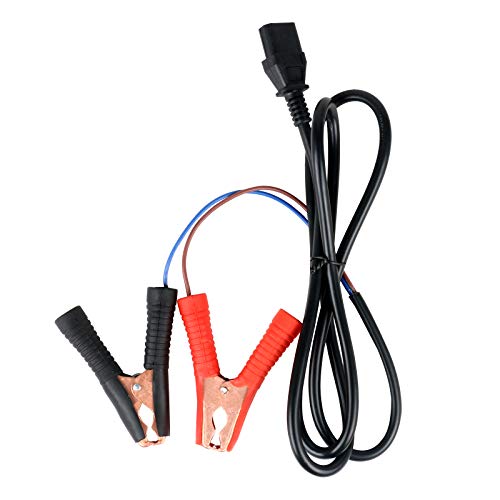 AUTOOL Power Clamp Cable with Copper Grip Clip Clamp for Automotive EVAP Pipe Leakage Tester