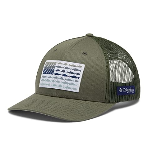 Image of Columbia Unisex Adult PFG Logo Mesh Ball Cap
