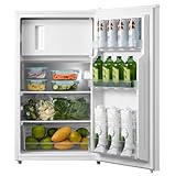 Comfee RCD80WH3(E) Kühlschrank mit Gefrierfach/ 80L Kleiner Kühlschrank/mit 12 L Gefrierfach/ -18...
