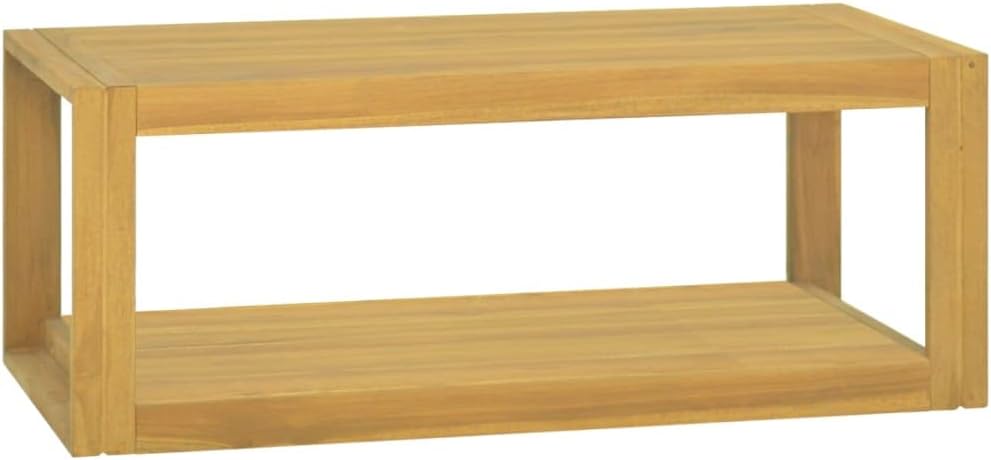 Wall Mounted Bathroom Cabinet, Natural Teak Solid Teak Wood, 17.7x35.4x13.8 Inch, Oiled Finish Storage Organizer for Toiletries, Modern Aesthetic