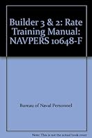 Builder 3 & 2: Rate Training Manual: NAVPERS 10648-F B000LQJBUS Book Cover