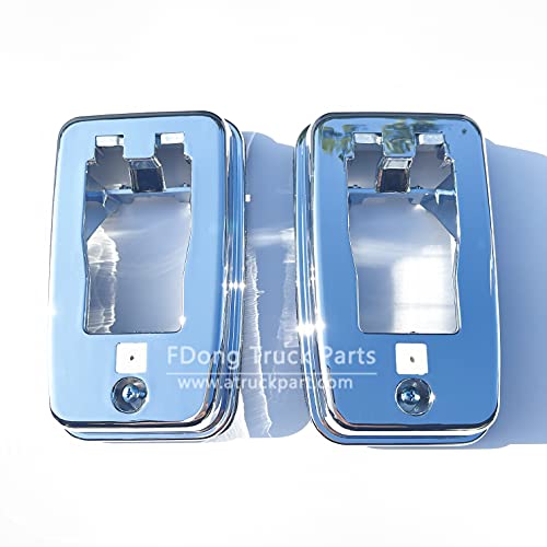 日野 17プロフィア /エアループプロフィア / 17レンジャー / エアループレンジャー メッキ サイドマーカーベース ドアサイドマーカー用 デコトラ 左右セット 灯火規制後(H22.4頃〜H29.5)