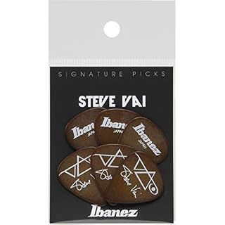 Ibanez B1000SV-BR Lot de 6 médiators Signature Steve Vai, 1.0mm, Marron - Les Beatles, Paul McCartney, John Lennon, RIngo Starr, George Harrison Ibanez B1000SV-BR Lot de 6 médiators Signature Steve Vai, 1.0mm, Marron – Image 4