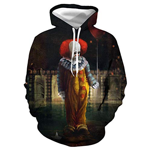 Sudadera con Capucha Unisex 3D de Forro Polar con Bolsillo de Canguro Bromista Mágico para Hombre Adolescentes Sweatshirt Hombre Mujer Sudadera con Capucha Casual Manga Larga Pullover