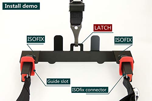 Universal Child Seat Restraint Anchor Mounting Kit For Isofix Belt Connector Latch Interface Bracket Universal #TOP4
