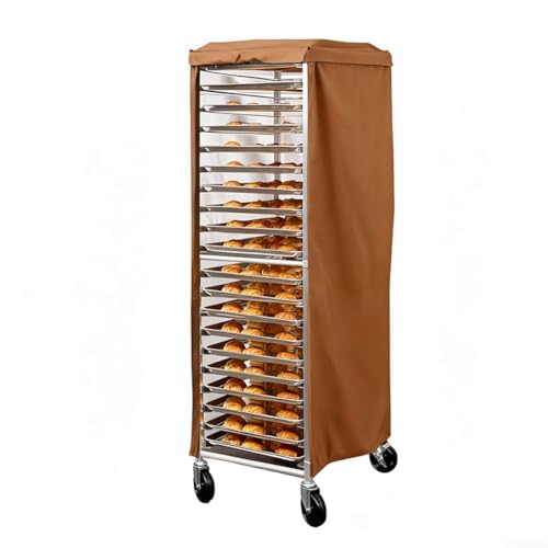 Cubierta impermeable para estante de sartenes con funda protectora para bandejas estándar 4