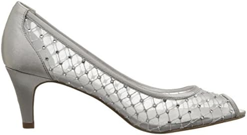 Adrianna Papell Women's Jamie Dress Pump, Silver Mesh, 6 M US | Image 5