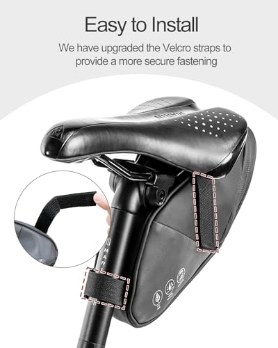 Danuosie LKWBB1 Bike Saddle Bag, Water Resistant Bicycle Seat Bag thumb #4
